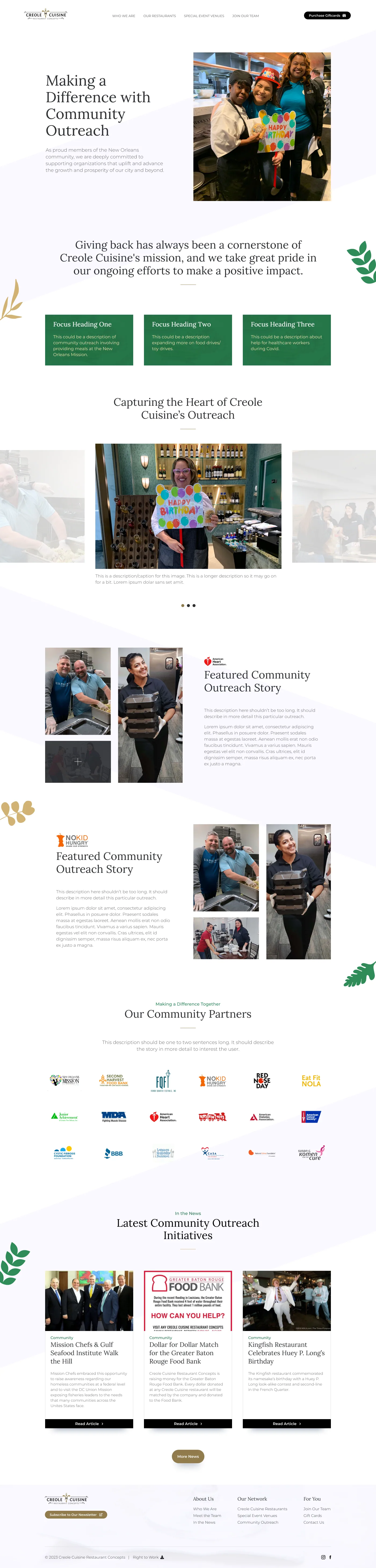 Community Page