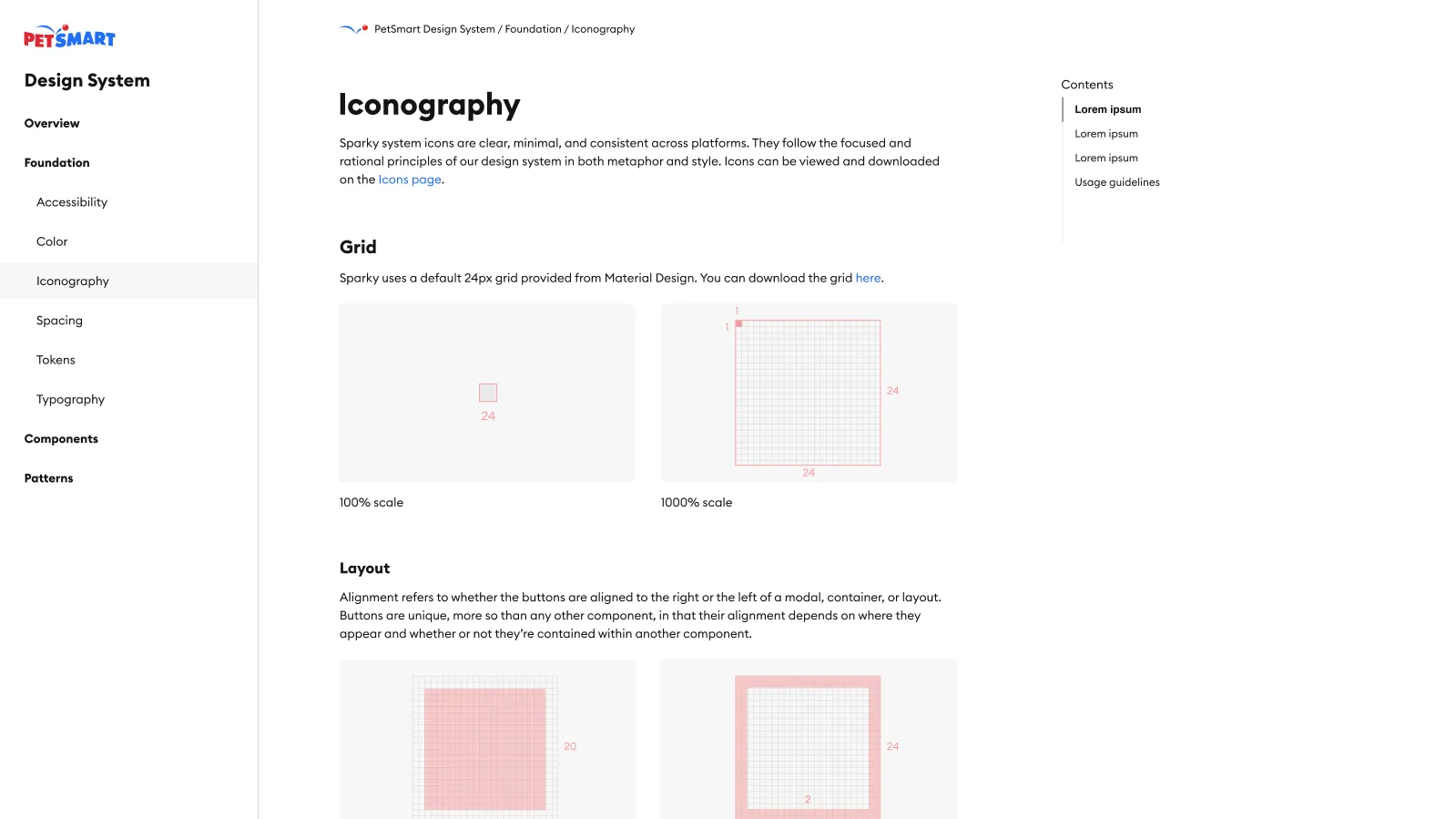 Iconography usage guidelines